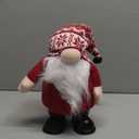 Christmas Red Gnomes Plush Singing Tomte Swedish Santa Decor Scandinavian Gnome Faceless Elf Holiday Decoration for Home,Table,Shelf