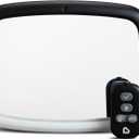 Munchkin Baby Car Mirror for Rear Facing Car Seats, Night Light LED Pivot 360 Baby in-Sight Adjustable Auto Mirror, Black