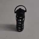 Lifefactory 22-Ounce BPA-Free Glass Water Bottle with Classic Cap and Protective Silicone Sleeve, Onyx