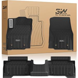 3W Floor Mats for Toyota Tacoma 2024-2026 Double Cab Automatic