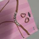 Necklace, Safety Pin Necklace for Women,Paper Clip, Stylish Chains for Women, Fashion Jewelry for Wear and important Occasions