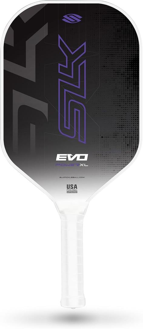 Selkirk Sport SLK Evo Pickleball Paddles | Evo Power, Control and Hybrid | Fiberglass or Carbon Fiber Pickleball Paddle (XL (Elongated Shape))