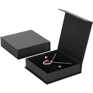 Jewelry Storage Box, 20 Pack Jewelry Gift Boxes with Cotton Filled and Lids, 3.9x3.9x1.1inch, Black