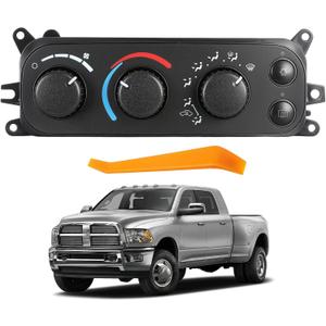 Climate Control Module,A/C Heater Climate Control Panel Fit for Dodge Dakota 2001-2004 Fit for Ram 1500 2500 3500 2002-2005,Replace#599-212,55055905AA,55055905AE,55056246AD