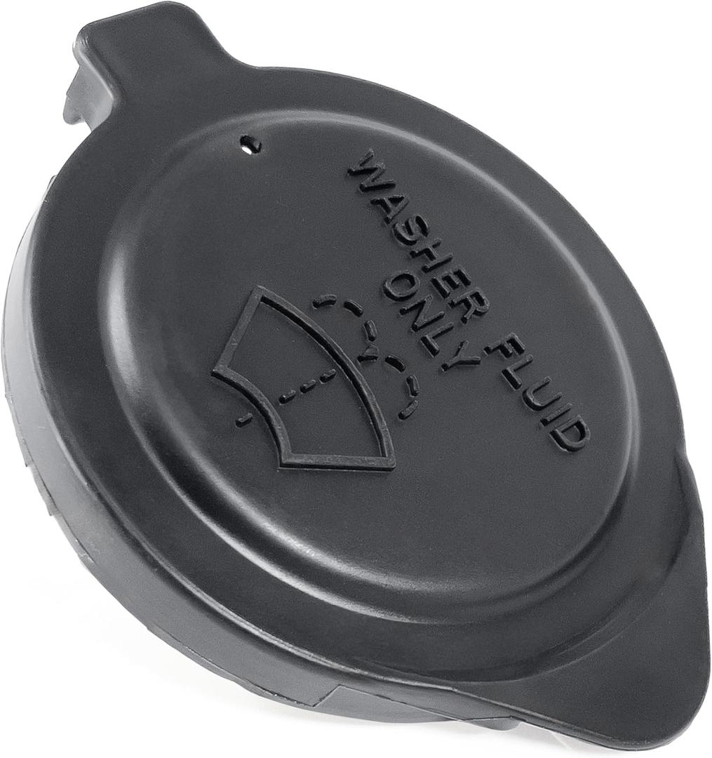 Click&Fit Windshield Washer Fluid Reservoir Cap compatible with Toyota Camry Corolla RAV4 Highlander Sienna Avalon Tundra Prius from 2002-2022  Car Water Tank Bottle Cap replaces 85386-60050, Black
