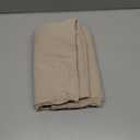 100% Washed Cotton Weighted Blanket Cover, Linen Feel Duvet Cover for Weighted Blanket 40"x60", Plain Simple Cotton Heavy Blanket Duvet Cover (Beige, 40"x60")