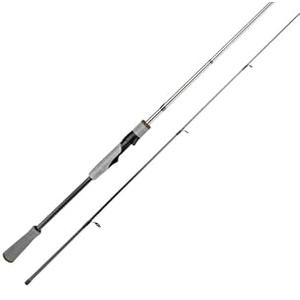 HANDING Spinning Fishing Rod Bass, Medium Power Medium Fast Action Spinning Rod Freshwater, 24T Carbon Fiber Fishing Rod Spinning with TS Ceramic Guides, EVA Handle, 2 Pieces 6' Fishing Rod
