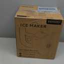 EUHOMY Nugget Ice Maker Countertop, Max 40lbs/Day, Auto-Cleaning, 2Qt Reservoir, Compact Sonic Ice Maker with 2.5lbs Basket and Scoop, Soft Chewable Nugget Ice for Home/Party/RV/Camping (Stainless)