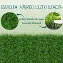 Yangrass Grass Wall Panels, 40"x120" (33.33 sqft) Artificial Boxwood Hedge Roll Privacy Screen, Green Wall Decor with UV Protection, Greenery Backdrop for Garden Indoor Outdoor Decor