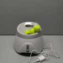 Elevon Dog Ball Thrower Launcher, Indoor/Outdoor Automatic Ball Launcher for Small and Medium-Sized Dogs, Includes 6 Mini Tennis Balls and a Data Line, Grey