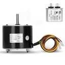 HC39GE226A Condenser Fan Motor Replacement for GE Carrier Bryant Payne, 1/4 HP, 208/230V, 1100 RPM, Y7S623C835L 5KCP39FGY563S HC39GE226 1185924 HB39GQ230 HB39GQ230A HC39GQ230 1184264 1172709 3S047