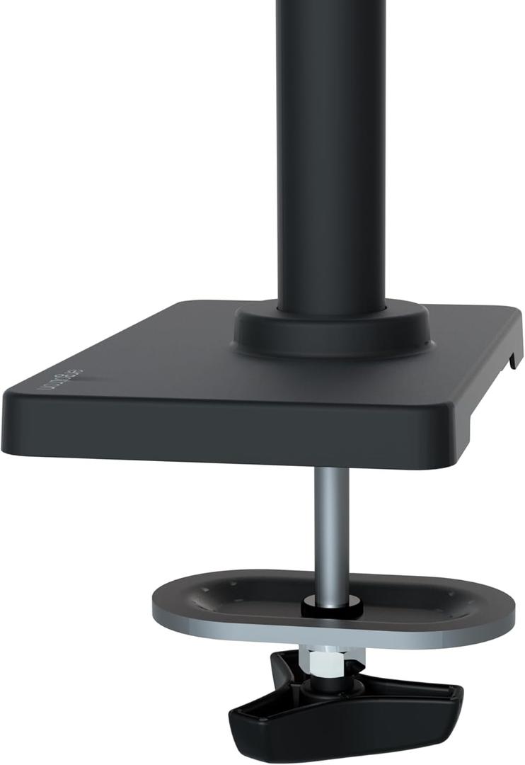 Ergotron  LX Pro Multi-Arm Base with Grommet Mount Conversion Kit  Add-on for LX Pro Wall Monitor Arms, Matte Black (12" pole)
