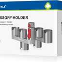 LANMU Accessory Holder Compatible with Dyson V15 V11 V10 V8 V7 Outsize Gen5 Cordless Stick Vacuum Cleaner, Drill Free Docking Station Attachments Organizer, Fit Accessories and Parts Storage