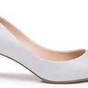Jewel Badgley Mischka Royalty Pointed Toe Kitten Heel, Size 8