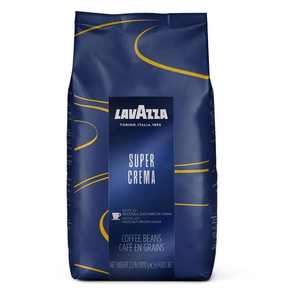 Lavazza Super Crema Espresso Beans 2.2 lb (Best by:30/01/2027)