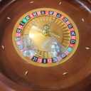 Extguds 20 Inch Professional Wooden Roulette Wheel, Large Size Solid Wood Casino Roulette Wheels for Adults,with 4 Roulette Balls,Perfect for Home Game Night and Entertainment Party