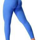 YEOREO Gym Leggings for Women V Back Workout Leggings Scrunch Butt Lifting Leggings for Women High Waist Yoga Pants Daze S