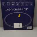 20 Inch Dimmable LED Ceiling Light Fixture, Ultra Thin Flush Mount, 40W 4000Lumen, 3 Color Changeable, Round, White, for Dining Room, Kitchen, Bedroom, Office, Hotel