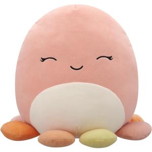 Squishmallows Original 12in Melina The Happy Peach Octopus  Official Jazwares Plush (Medium-Sized)