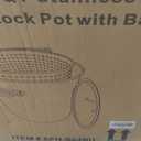 ARC 64-Quart Stainless Steel Seafood Boil Pot with Basket and Two Brown Paper, Crawfish, Crab, Lobster, Shrimp Boil Stock Pot with Strainer, Turkey Fryer, 16 Gallon