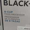 BLACK+DECKER 8-Cup Food Processor, Black, FP1600B
