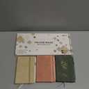 3 Pack Pocket Journaling Notebooks, A6 Small Notebook Total 360 Pages Journaling Notebooks For Note Taking Journals For Writing Mini Note Pads With Pen Holder 100 GSM Thick Paper(Green,Pink,Khaki)