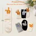 6 Pairs Cat Socks with Balls, 3D Cute Novelty Funny Animal Socks with Pompoms, Hilarious Soft Puffy Cartoon Kitten Sock Christmas Birthday Gifts for Cat Owners