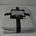 Ellen Tracy Quilt King Green Stripe 104 x 90 in