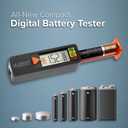 La Crosse 911-65557-INT Portable Digital Battery Tester,Black