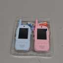 Video Walkie Talkies for Kids 2 Pack  Rechargeable Kids Walkie Talkies with HD Camera & Voice Changer, 2'' Screen Fun Intercom Toys for Boys Girls, Long Range Outdoor Play Camping Hiking Family Games (Blue+Pink)