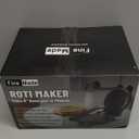 Compact Roti Maker, 8'' Electric Tortilla Maker Machine, Maquina Para Hacer Tortillas, Crepe Maker,Electric Tortilla Press, Prensa Para Tortillas, Recipe Included, Black