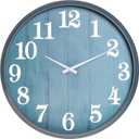 UMEXUS 18 Inch Large Outdoor Wall Clock, Waterproof Indoor Outdoor Decorative Clock with Upgraded D365 Silent Quartz Movement, Battery Operated for Patio, Garden, Pool, Farmhouse & Living Room