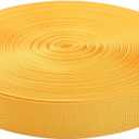 Heavy Duty Nylon Webbing - 1.5 Inch Nylon Strapping for Outdoor DIY Gear Repair, 1.5 Inch by 10, 25, or 50 Yards (10 Yard, 1.5'' Yellow)