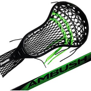 Franklin Sports Ambush Men's + Women's Lacrosse Sticks - Adult + Youth Aluminum Lax Sticks - Boys' + Girls' Game + Training Lacrosse Sticks - Standard + Mini Lax Stick for Kids + Adults, 30"