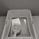 2 Pack Stainless Steel Litter Box | XL Enclosed Cat Litter Boxes with Lid for Big Cats and Multi-Cats | High Sided, Anti-Urine Leakage | Non-Stick BottomSilver Gray