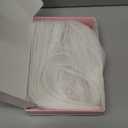 ENTRANCED STYLES White Wig Short Bob Wigs for Women 12Inch Heat Resistant Middle Part Straight Synthetic Wig Party Costume Halloween Cosplay Hair