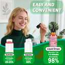 Multi Collagen Peptides Liquid Drop Organic Hydrolyzed Collagen Complex w. Biotin, Vitamin C & Hyaluronic Acid, Liquid Collagen Types I, II, III, IV, V for Hair, Skin, Nails & Joint Health