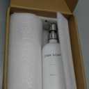 White Soap Dispenser for Kitchen Sink, Dish and Hand Soap Dispenser with Silver Stainless Steel Pump, Perfect for Kitchen Decor and Accessories. (Silver & White)