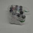 zmybcpack 12 Pack 8oz PP Heat-Resistant Plastic Juice Bottles With Caps-Plastic Smoothie Bottles-Reusable Bulk Beverage Containers with Lids For Juice, Beverage(Dishwasher Safe)