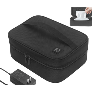 Goodtar ​​Baby Wipe Warmer with Temperature Control & Car Adapter Portable Wet Wipes Warmer, 5L Large Capacity Multi Use Heater Bag for Diaper Wipes/Baby Bottle/Towels Home/Outdoor Travel Use