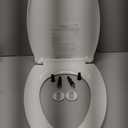 KOHLER 20110-0 Brevia, Slow Close Toilet Seat, Elongated Toilet Seat, Grip-Tight Bumpers Quick-Attach Hardware, White
