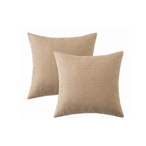 MIULEE Outdoor Waterproof Throw Pillow Covers Decorative Farmhouse Water Resistant Cushion Covers for Tent Patio Garden Couch Sofa Pack of 2, 18x18 Inch Black