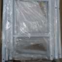 Garment Rack with Wheels Clothing Rack for Hanging Clothes Multi-functional Bedroom Clothes RackWhite+Double Rods