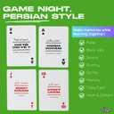 Persian Lingo Playing Cards | Travel Flashcards | Learn Persian Vocabulary in A Fun & Easy Way | 52 Essential Translations (Medium)