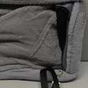 JOEJOY Deluxe Dog Booster Seat with Sturdy Metal Frame and Safety Leash for Small Pets up to 20 lbs  Portable Puppy Dog Car Seat with Thick Cushion and Storage Pockets for Small Dogs