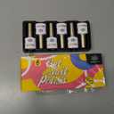 Born Pretty Gel Nail Polish Spring Summer Neon Fluorescent Orange Hot Pink Blue Yellow Green Purple Soak Off U V LED Gel Nail Polish Set Nails Art 7ml 6pcs (Modern City)