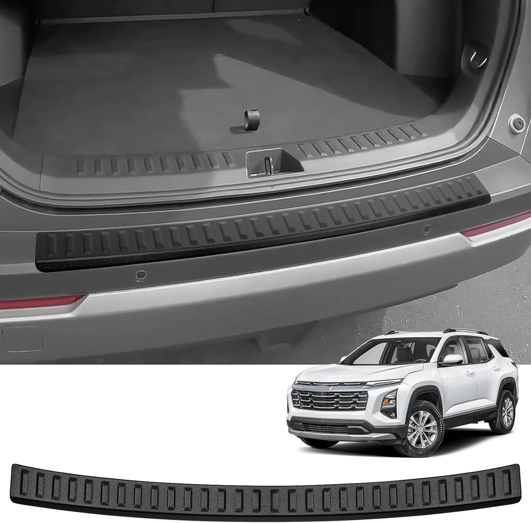 Exterior Rear Bumper Protector Compatible with Chevy Equinox 2025 2026 2027 Accessories ABS Material Rear Bumper Guard Trunk Sill Protector