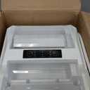 OLIXIS Countertop Ice Maker with Self-Cleaning, Portable Ice Maker Machine with Ice Scoop, 26.5Lbs/24H, 9 Cubes in 6 Mins, 2 Sizes of Bullet Ice for Home, Kitchen, Office (Sleek White)