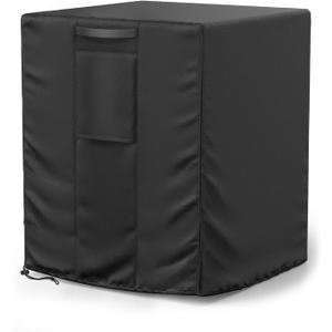 Mrrihand Central Air Conditioner Cover for Outside Units Waterproof Heavy Duty AC Unit for Outdoor Large AC Cover for Winter (32"X32"X36")-Balck