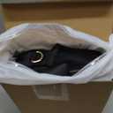 PIIOSER Breastmilk Cooler Bag with Ice Pack, Fits 6 Baby Bottles Up to 9 Ounce, Insulated Bottle Travel Bags with Shoulder Strap-Wearable Breast Pump Carrying Case for Nursing & Working Moms (Black)